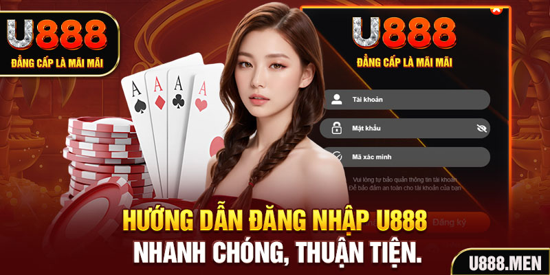 Hướng dẫn đăng nhập U888 nhanh chóng, thuận tiện.