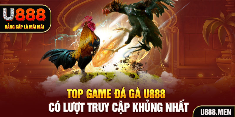 Top game đá gà U888 có lượt truy cập khủng nhất